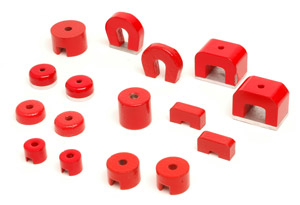Alcomax Red Horseshoe and Pot Magnets